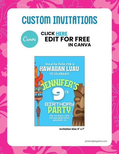 Luau Birthday Bundle